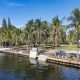 The future location of a 196-foot pier extending from the 'Boca Trophy' lot on NE 24th Street on the barrier island. (Photo: Boca Daily News)