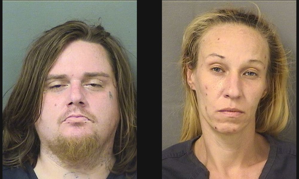 Nicolas Joseph Locigno, 34, and Stephanie Sonja Michaela Meusel, 36. (Photos: Palm Beach County Jail)