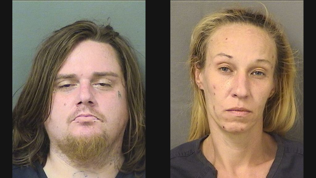 Nicolas Joseph Locigno, 34, and Stephanie Sonja Michaela Meusel, 36. (Photos: Palm Beach County Jail)