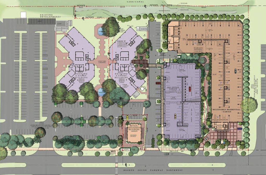 The site of the future development known as 'The Bertani at Broken Sound' in Boca Raton, FL. (Planning Document)