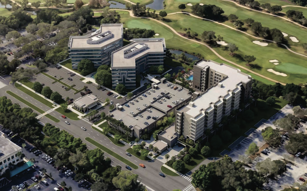 The site of the future development known as 'The Bertani at Broken Sound' in Boca Raton, FL. (Planning Document)