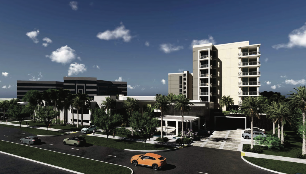 The site of the future development known as 'The Bertani at Broken Sound' in Boca Raton, FL. (Planning Document)