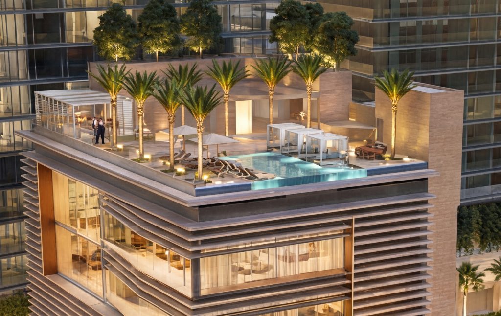 The future Sanborn Tower social club project in downtown Boca Raton, FL. (Planning Document)