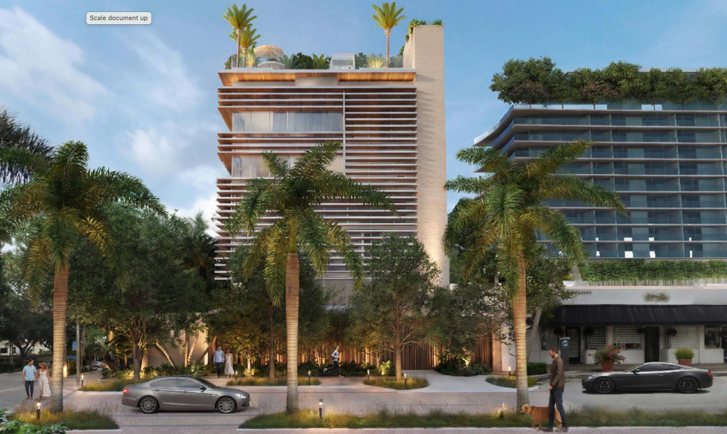The future Sanborn Tower social club project in downtown Boca Raton, FL. (Planning Document)