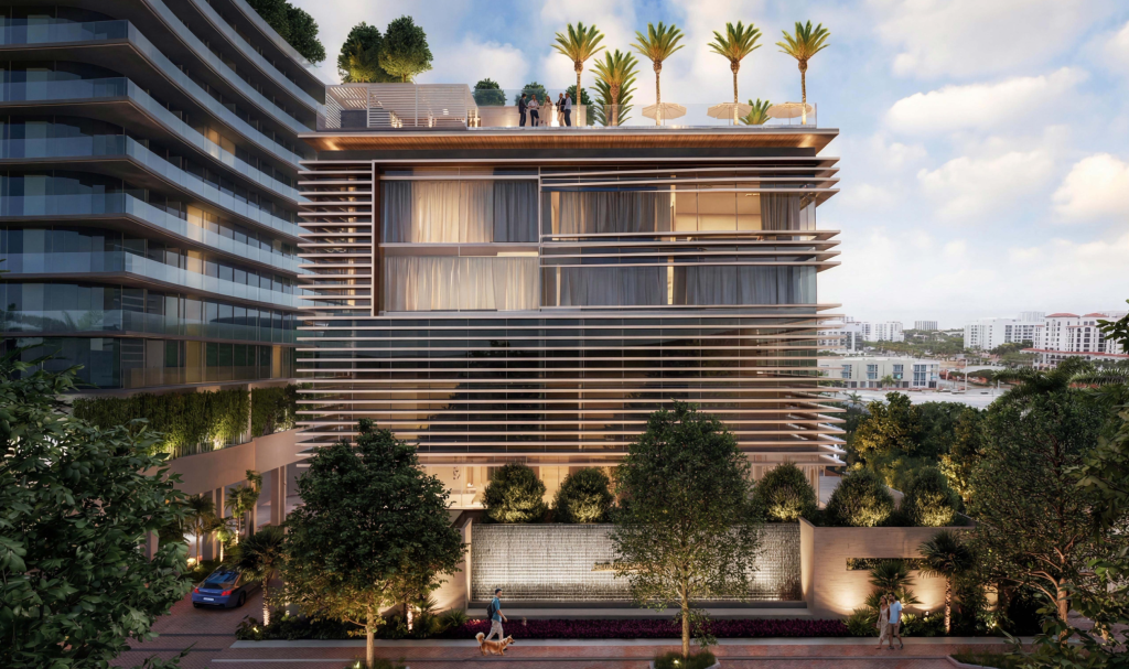 The future Sanborn Tower social club project in downtown Boca Raton, FL. (Planning Document)