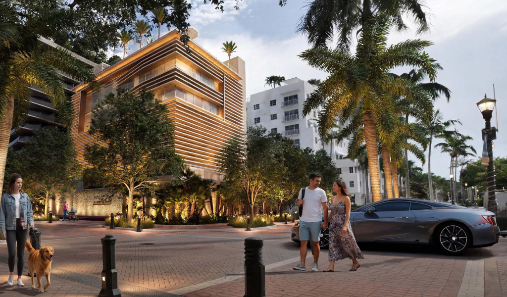 The future Sanborn Tower social club project in downtown Boca Raton, FL. (Planning Document)