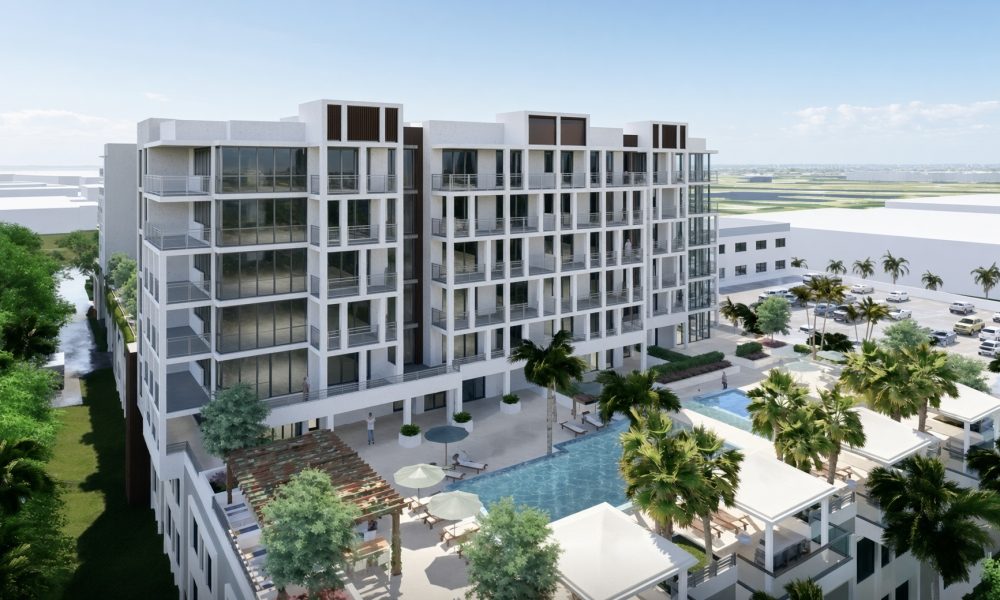 The 'Park Tower at Broken Sound' building, as shown in a rendering. (Planning Document)