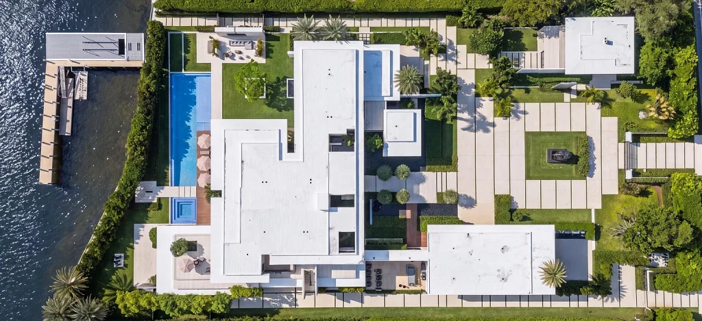 The Boca Raton home owned by former L.A. Dodgers owner Frank McCourt, listed for sale at $125 million. (Real Estate Listing Photos)