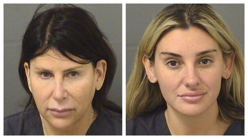 Joanne Denardo, 57, and Danielle Spoleti, 30. (Photos: Palm Beach County Jail)