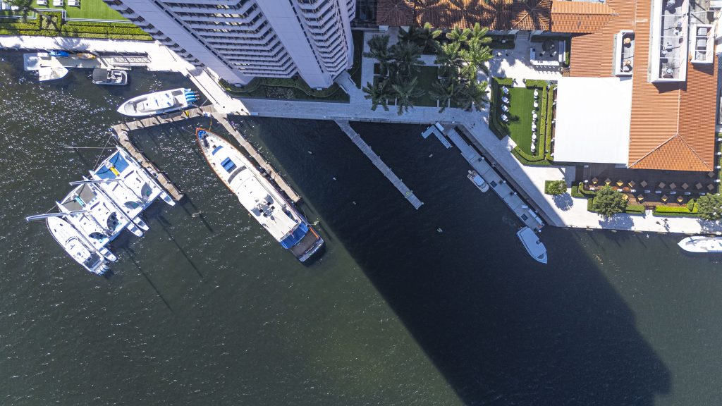 The marina at The Boca Raton resort's main property, which was approved for expansion Oct. 15, 2026. (Photo: Boca Daily News)